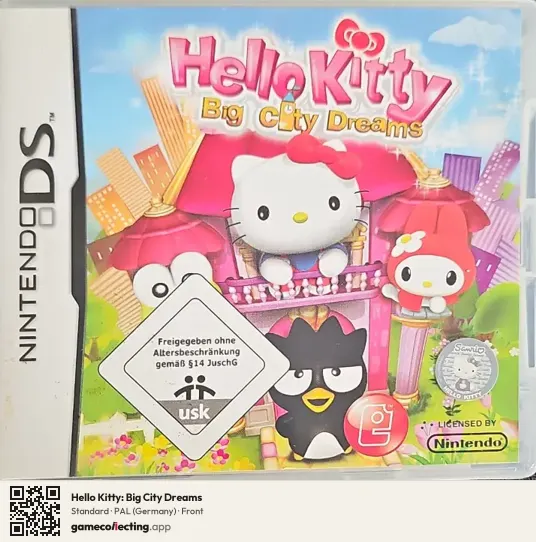 Hello Kitty: Big City Dreams Nintendo DS, Germany box front