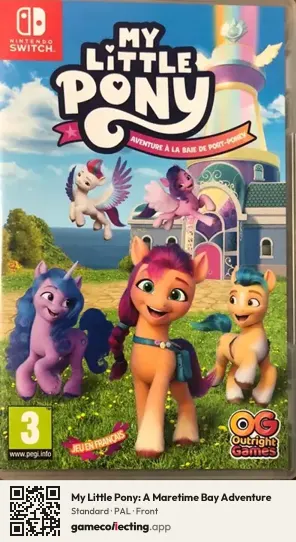 My Little Pony: A Maretime Bay Adventure Nintendo Switch, PAL box front