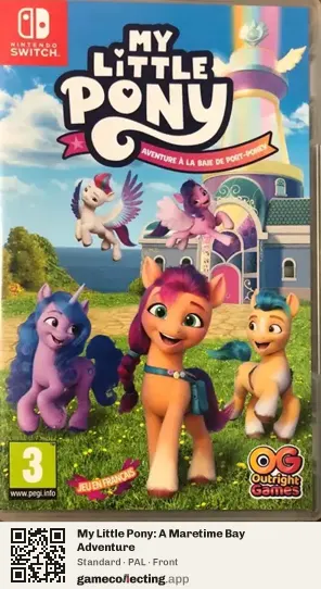 My Little Pony: A Maretime Bay Adventure Nintendo Switch, PAL box front