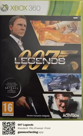 007 Legends Xbox 360, France box front