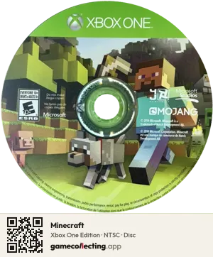 Minecraft Xbox One, NTSC disc