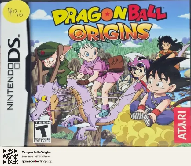 Dragon Ball: Origins Nintendo DS, NTSC box front