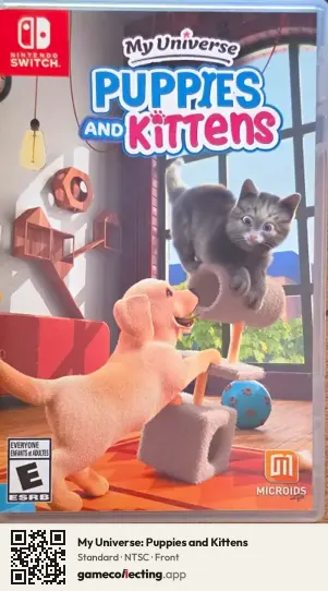 My Universe: Puppies and Kittens Nintendo Switch, NTSC box front
