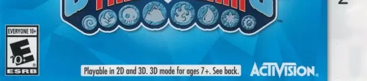 Skylanders: Trap Team, the ESRB box on its front