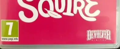 The Plucky Squire, the PEGI square on its front