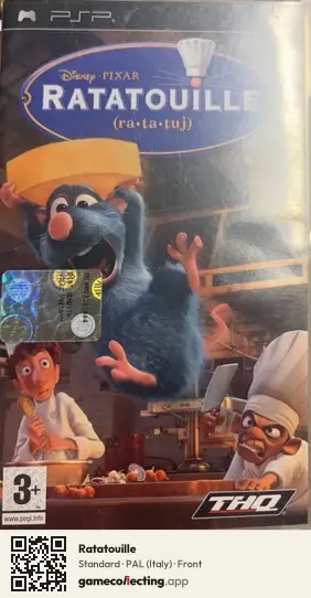 Ratatouille PlayStation Portable, Italy box front