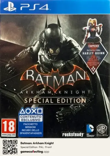 Batman: Arkham Knight PlayStation 4, PAL box front