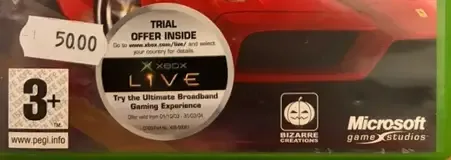 Project Gotham Racing, the PEGI square on its front