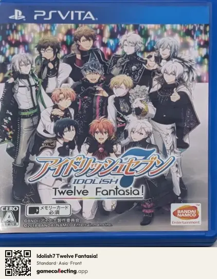 Idolish7 Twelve Fantasia! PlayStation Vita, Asia box front