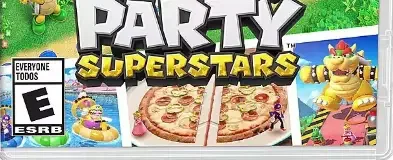 Mario Party Superstars, the ESRB box on its front