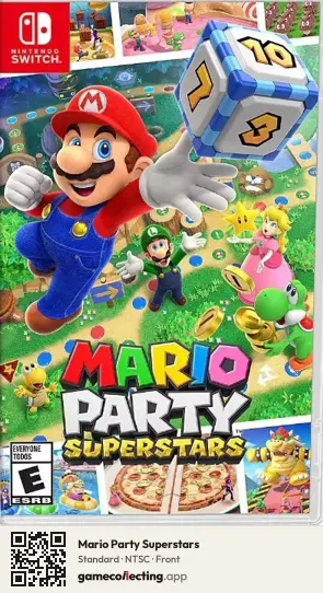 Mario Party Superstars Nintendo Switch, NTSC box front
