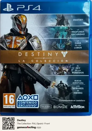 Destiny PlayStation 4, Spain box front