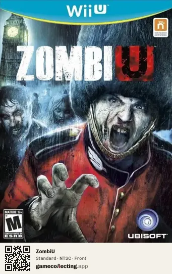 ZombiU Nintendo Wii U, NTSC box front