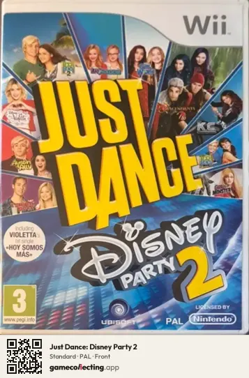 Just Dance: Disney Party 2 Nintendo Wii, PAL box front