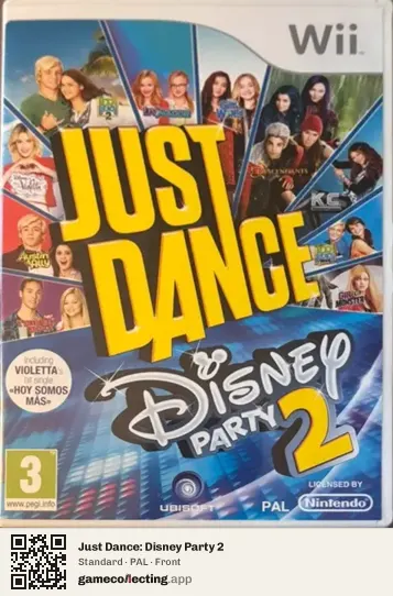 Just Dance: Disney Party 2 Nintendo Wii, PAL box front