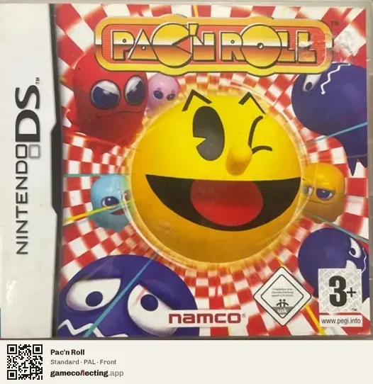 Pac'n Roll Nintendo DS, PAL box front