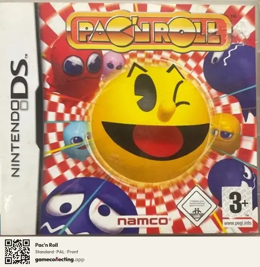 Pac'n Roll Nintendo DS, PAL box front