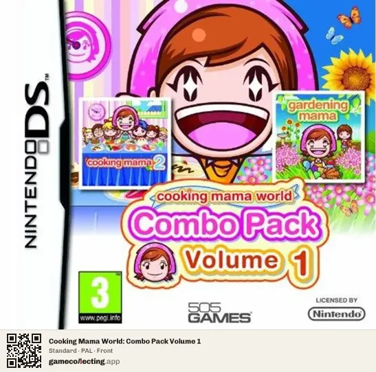 Cooking Mama World: Combo Pack Volume 1 Nintendo DS, PAL box front