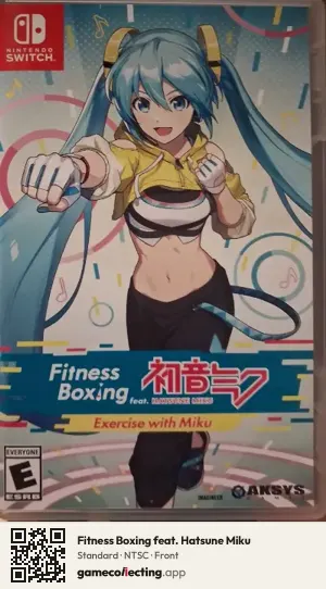 Fitness Boxing feat. Hatsune Miku Nintendo Switch, NTSC box front