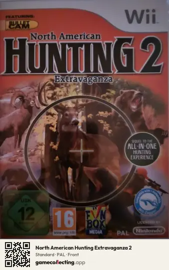 North American Hunting Extravaganza 2 Nintendo Wii, PAL box front