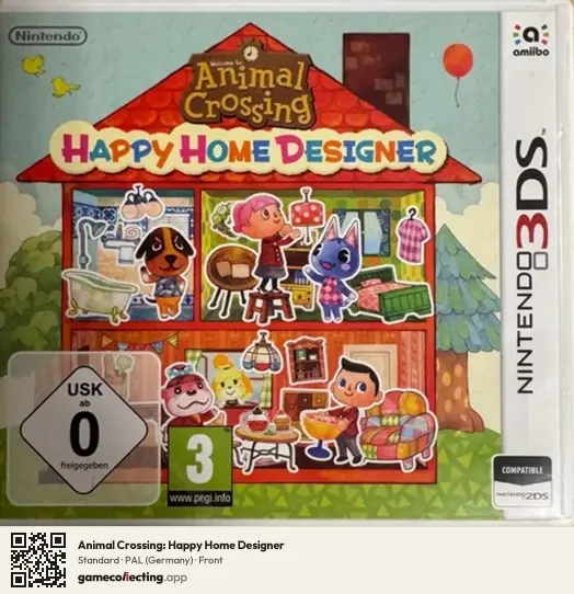 Animal Crossing: Happy Home Designer Nintendo 3DS, Germany box front