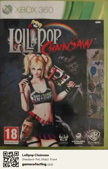 Lollipop Chainsaw Xbox 360, Italy box front