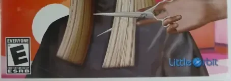 Busy Scissors, the ESRB box on its front