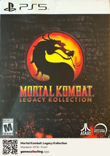 Mortal Kombat: Legacy Kollection PlayStation 5, NTSC box front