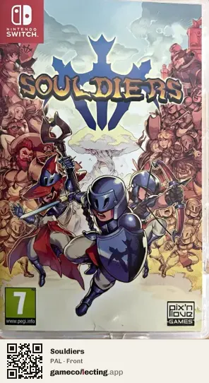 Souldiers Nintendo Switch, PAL box front