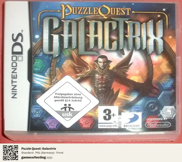 Puzzle Quest: Galactrix Nintendo DS, Germany box front