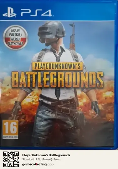 PlayerUnknown's Battlegrounds PlayStation 4, Poland box front