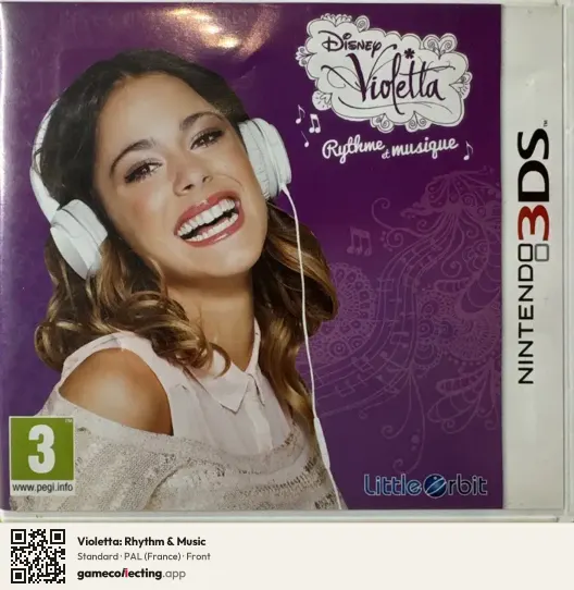 Violetta: Rhythm & Music Nintendo 3DS, France box front