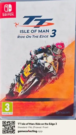 TT Isle of Man: Ride on the Edge 3 Nintendo Switch, France box front