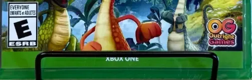 Gigantosaurus: The Game, the ESRB box on its front