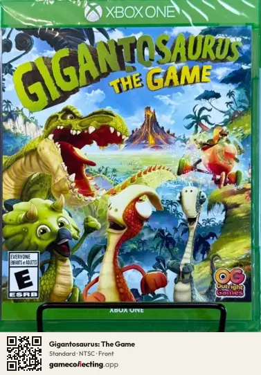 Gigantosaurus: The Game Xbox One, NTSC box front