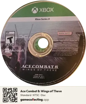 Ace Combat 8: Wings of Theve Xbox Series X, NTSC disc