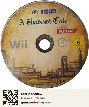 Lost in Shadow Nintendo Wii, PAL disc