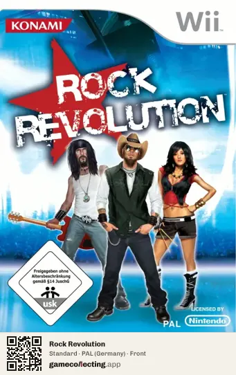 Rock Revolution Nintendo Wii, Germany box front