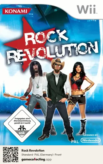 Rock Revolution Nintendo Wii, Germany box front
