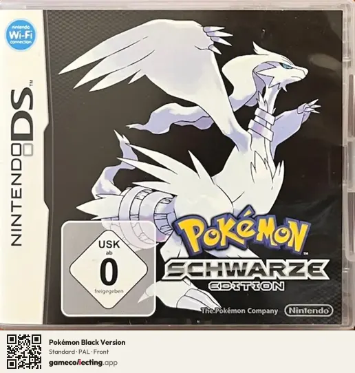 Pokémon Black Version Nintendo DS, PAL box front