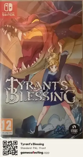 Tyrant's Blessing Nintendo Switch, PAL box front