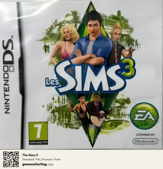 The Sims 3 Nintendo DS, France box front