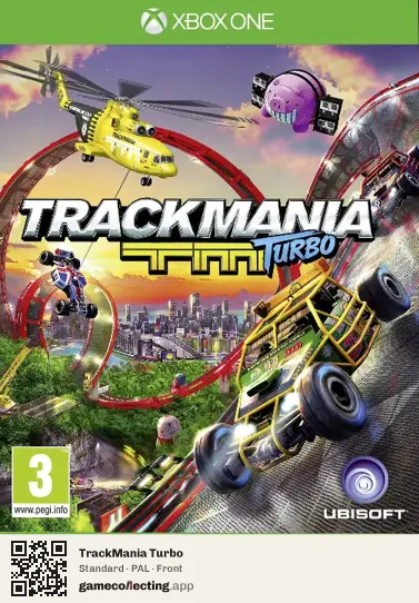 TrackMania Turbo Xbox One, PAL box front