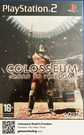 Colosseum: Road to Freedom PlayStation 2, Italy box front