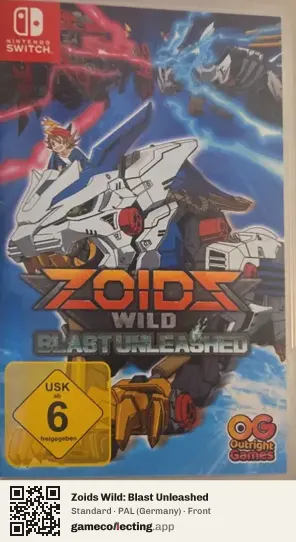Zoids Wild: Blast Unleashed Nintendo Switch, Germany box front