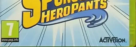 SpongeBob HeroPants, the PEGI square on its front