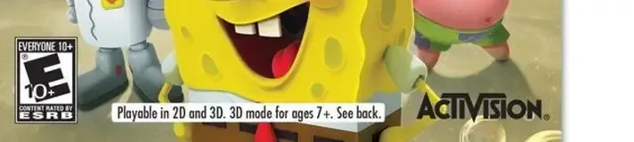 SpongeBob SquarePants: Plankton's Robotic Revenge, the ESRB box on its front