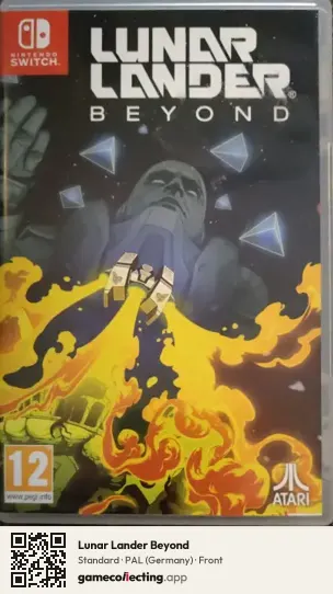 Lunar Lander Beyond Nintendo Switch, Germany box front