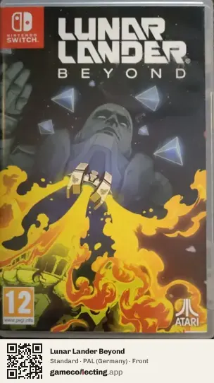 Lunar Lander Beyond Nintendo Switch, Germany box front