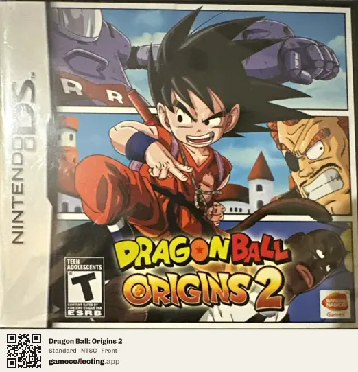 Dragon Ball: Origins 2 Nintendo DS, NTSC box front